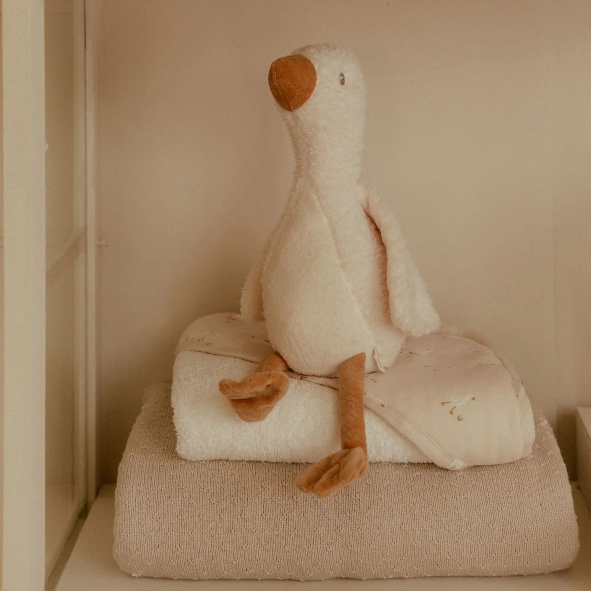 Knuffel Gans 25 cm - Wit - Little Goose – Image 5