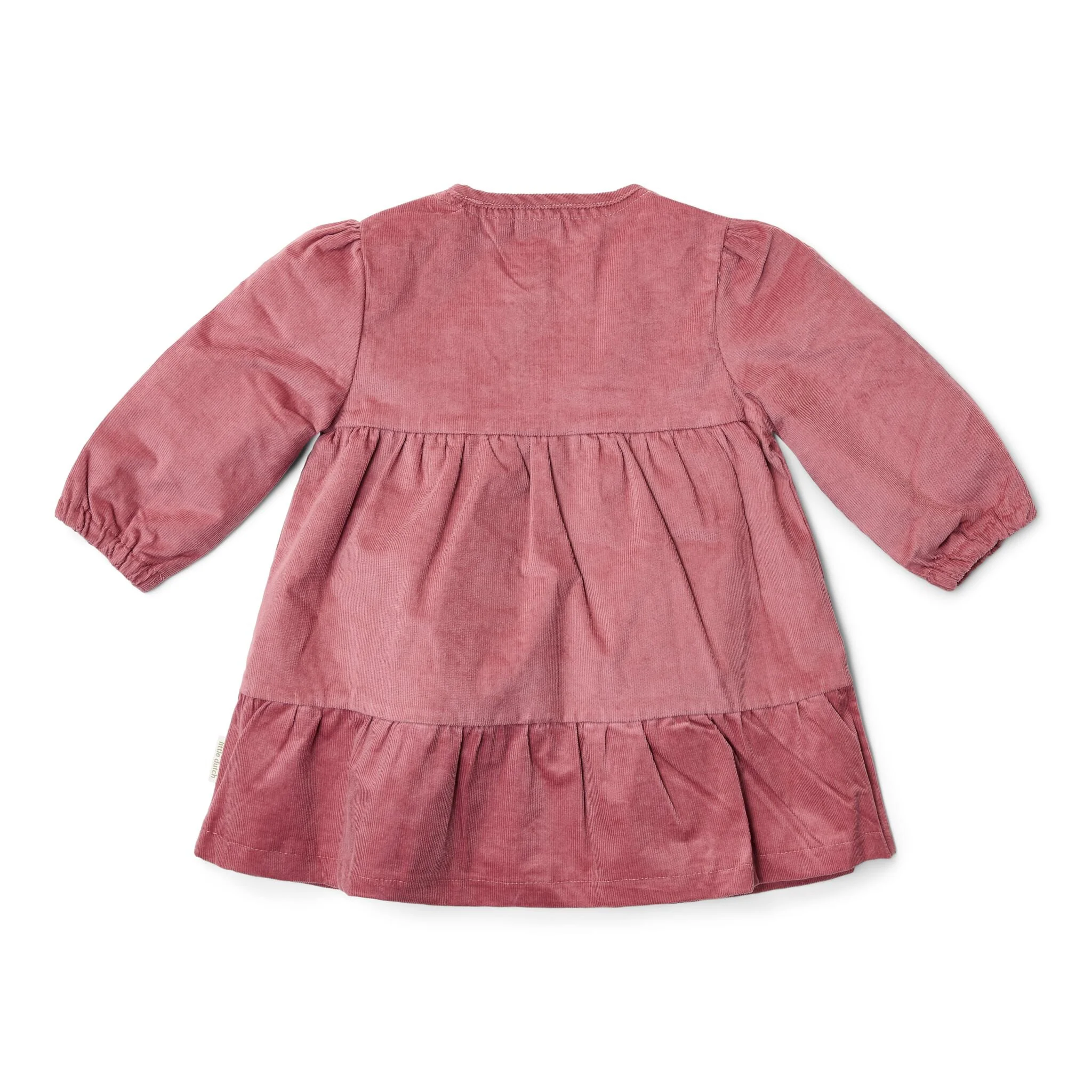 Jurk lange mouw - Roze - Fairy Garden - Corduroy – Image 3