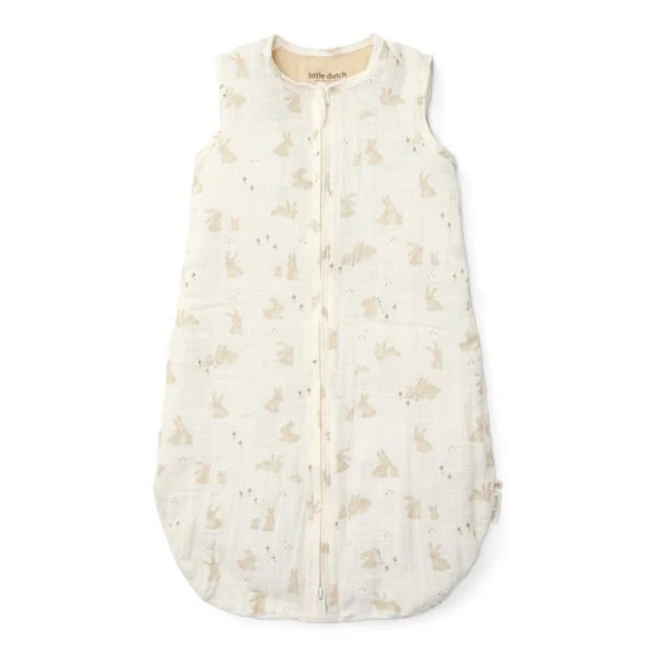 Slaapzak zomer – Wit – Maat 70 cm – Newborn Naturals – Baby Bunny
