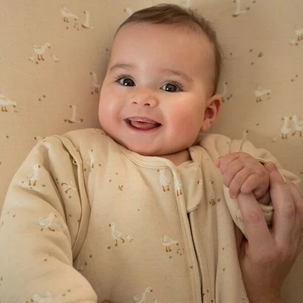 Slaapzak winter – Beige – Maat 90 cm – Newborn Naturals – Little Goose – Image 2