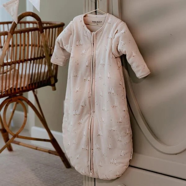 Slaapzak winter – Beige – Maat 70 cm – Newborn Naturals – Little Goose – Image 6