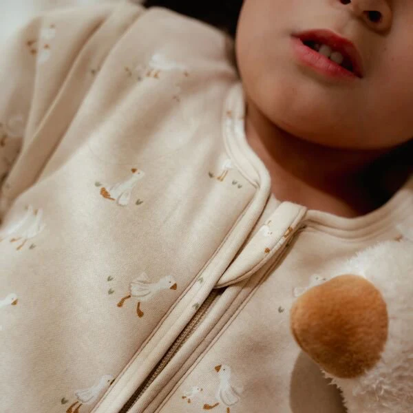 Slaapzak winter – Beige – Maat 90 cm – Newborn Naturals – Little Goose – Image 4