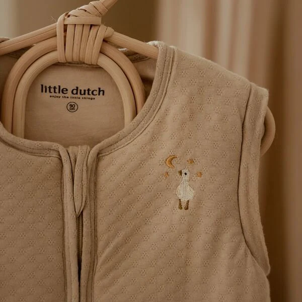 Slaapzak winter – Beige – Maat 70 cm – Newborn Naturals – Little Goose – Image 6