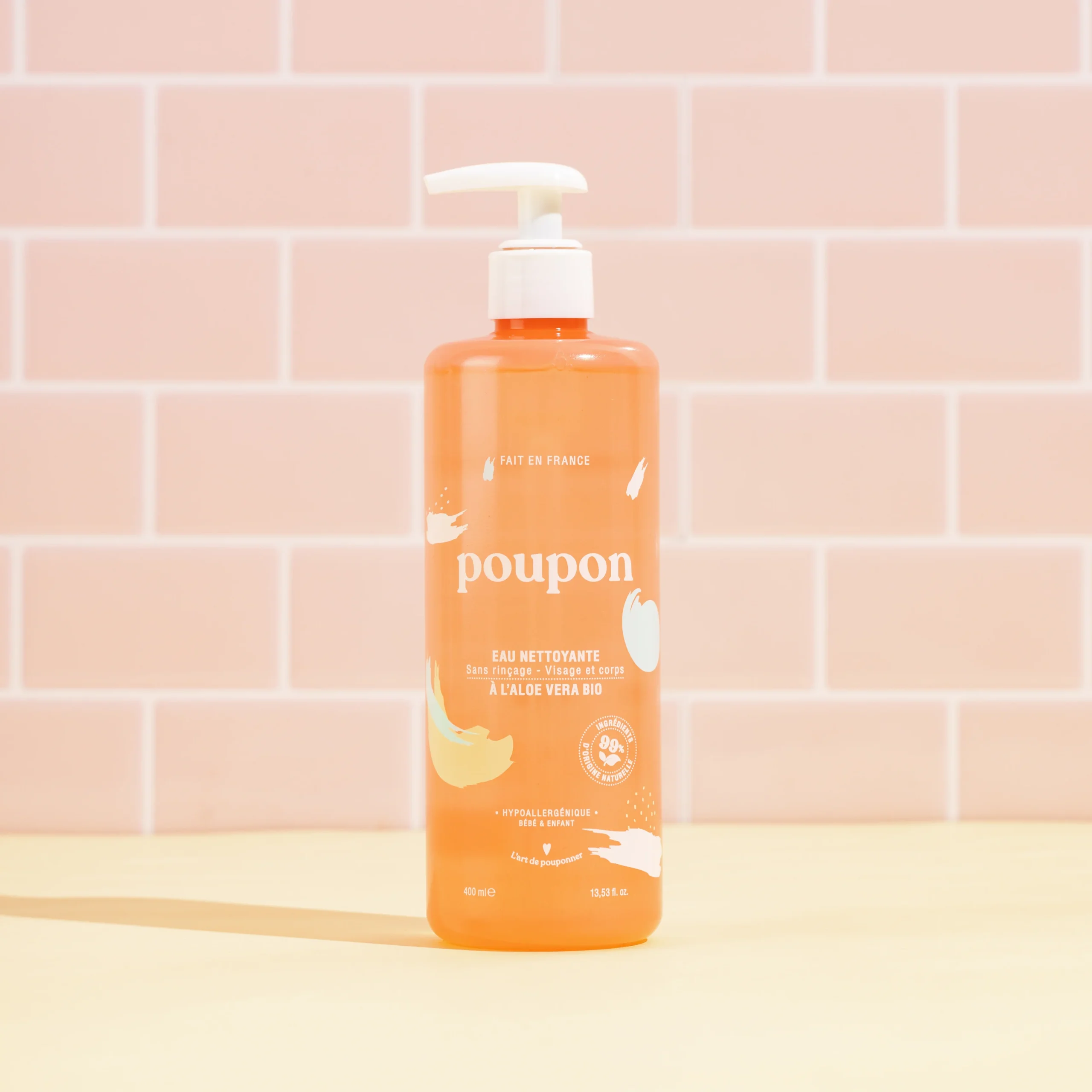 Eau nettoyante visage et corps – 400 ml