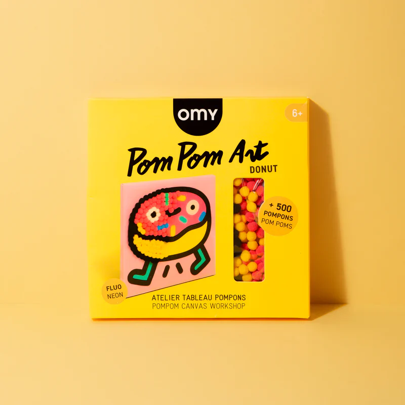 Donut - Kit tableau pompons