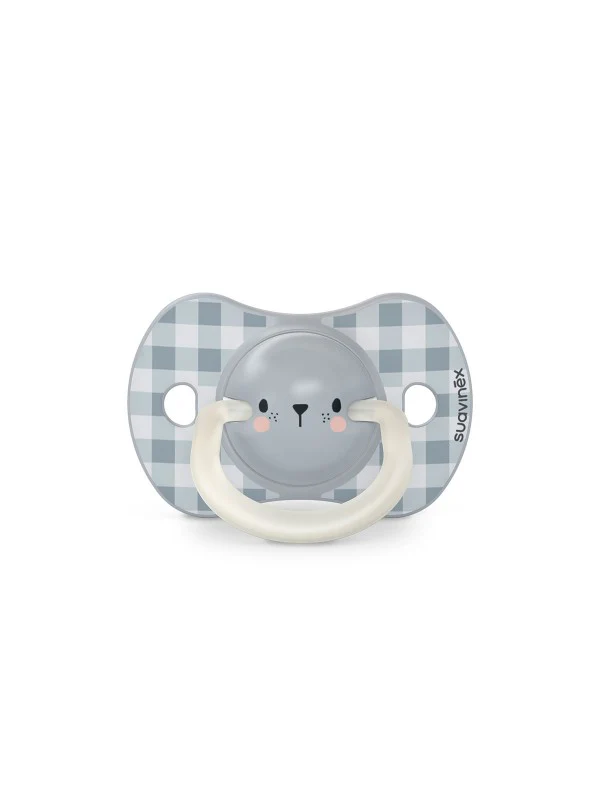 Lot de 2 sucettes Night & Day 0-6m Ours
